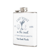 海岸の最後の乾杯 ビーチ バチェロレッテ パーティー フラスク (左)