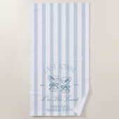 海岸の最後の乾杯 ビーチ バチェロレッテ ビーチタオル (正面)