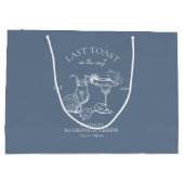 海岸の最後の乾杯 ブライズパーティー ラージペーパーバッグ (裏面)