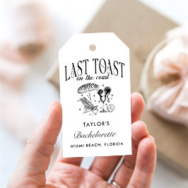 海岸の最後の乾杯 ブライズメイドパーティー ギフトタグ