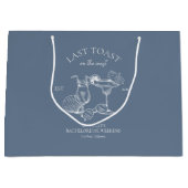 海岸の最後の乾杯 ブライズメイド パーティー ラージペーパーバッグ (正面)