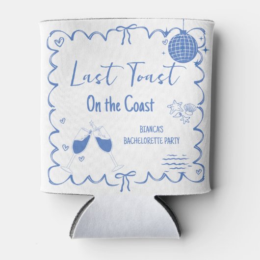 海岸の最後の乾杯！ラストパーティー 缶クーラー (正面)