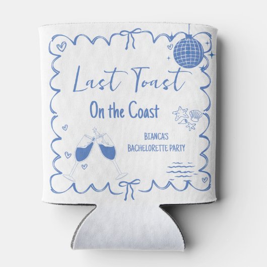 海岸の最後の乾杯!ラストパーティー 缶クーラー (裏面)