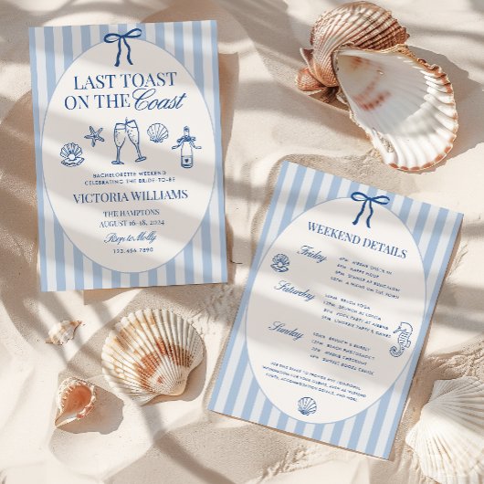 海岸の最後の乾杯 卒業旅行の行程 招待状