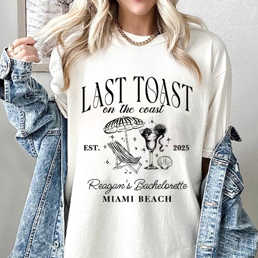 海岸の最後の乾杯 独身パーティー Tシャツ
