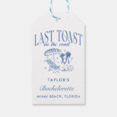 海岸の最後の乾杯 独身最後の夜 ギフトタグ (裏面)