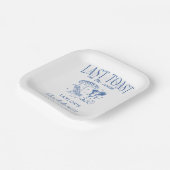 海岸の最後の乾杯 独身最後の夜 ペーパープレート (傾斜あり)