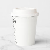 海岸の最後の乾杯 独身最後の夜 紙コップ (左)