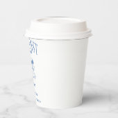 海岸の最後の乾杯 独身最後の夜 紙コップ (左)