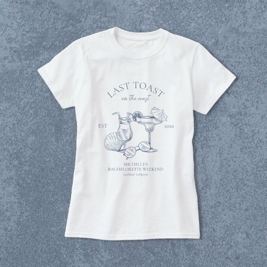海岸の最後の乾杯 独身最後の女友達パーティー Tシャツ