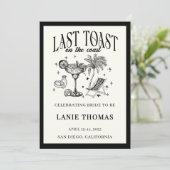海岸の最後の乾杯 独身最後の旅程 招待状 (スタンド正面)