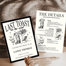 海岸の最後の乾杯！独身最後の旅程