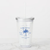 海岸の最後の乾杯 独身最後の週末パーティー アクリルタンブラー (正面)