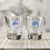 海岸の最後の乾杯 独身最後の週末パーティー ショットグラス