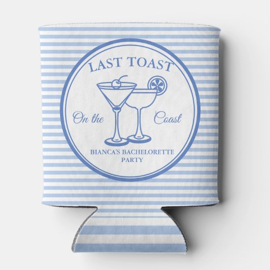 海岸の最後の乾杯 独身最後の週末パーティー 缶クーラー (裏面)