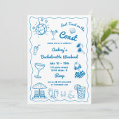 海岸の最後の乾杯 独身最後の週末 招待状 (スタンド正面)