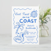 海岸の最後の乾杯 独身最後の週末 招待状 (スタンド正面)