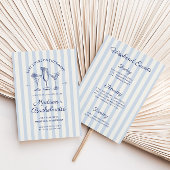 海岸の最後の乾杯 青い海の花嫁の最後の週末 招待状