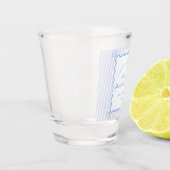 海岸の最後の乾杯 青い独身最後の夜 ショットグラス (左)