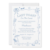 海岸の最後の乾杯 青