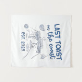 海岸の最後の乾杯 2025年設立 タペストリー (正面(横))