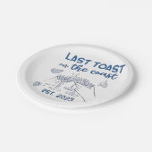 海岸の最後の乾杯 2025年設立 ペーパープレート (アングル)