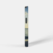海岸の朝の輝き iPhoneケース (右側面)