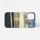 海岸の朝の輝き iPhoneケース (裏面横)