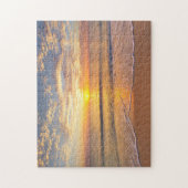 海岸の朝日曜日 ジグソーパズル (縦)