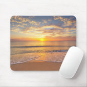 海岸の朝日曜日 マウスパッド (マウス)