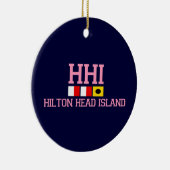 海岸の楕円形のAHiltonのヘッド島 セラミックオーナメント (右)
