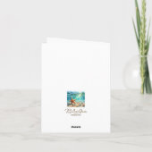 海岸の海の星 サンキューカード (裏面)