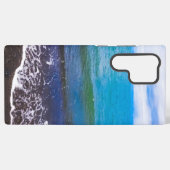 海岸の海の水平線の美学 SAMSUNG GALAXYケース (裏面横)