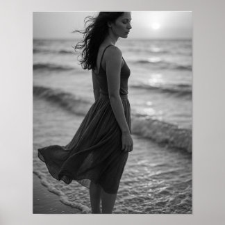 「海岸の清明 — 2026 ソロ トラベル カレンダー アート」 ポスター