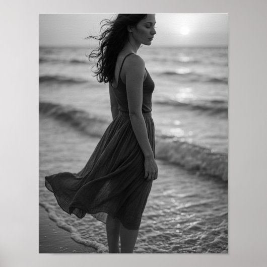 「海岸の清明 — 2026 ソロ トラベル カレンダー アート」 ポスター (正面)