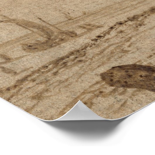 海岸の漁師, 1623 ポスター (角)