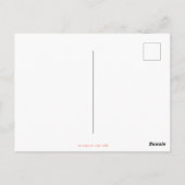 海岸の灯台と釣り船 ポストカード (裏面)