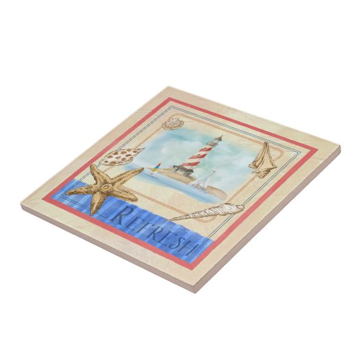 海岸の灯台によってはビーチのタイルが"新たになります" タイル (側面)