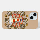 海岸の灯台イラスト Case-Mate iPhoneケース (裏面 (横))