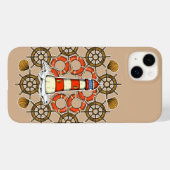 海岸の灯台イラスト Case-Mate iPhoneケース (裏面 (横))