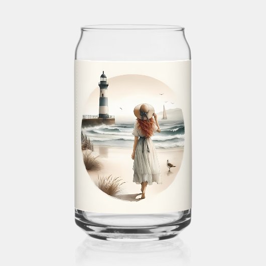 海岸の灯台散歩 ガラス缶 (正面)