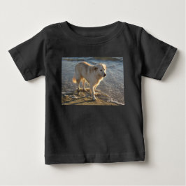 海岸の犬 ベビーTシャツ