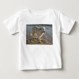 海岸の犬 ベビーTシャツ