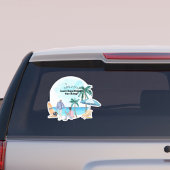 海岸の独身パーティー シール