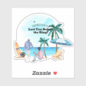 海岸の独身パーティー シール (シート)