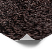 海岸の砂の上の水 ポスター (角)