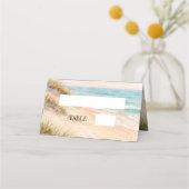 海岸の砂丘 プレイスカード (正面)