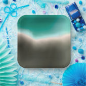 海岸の紙皿 ペーパープレート (パーティー)