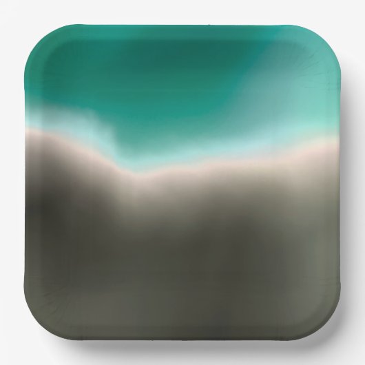 海岸の紙皿 ペーパープレート (正面)