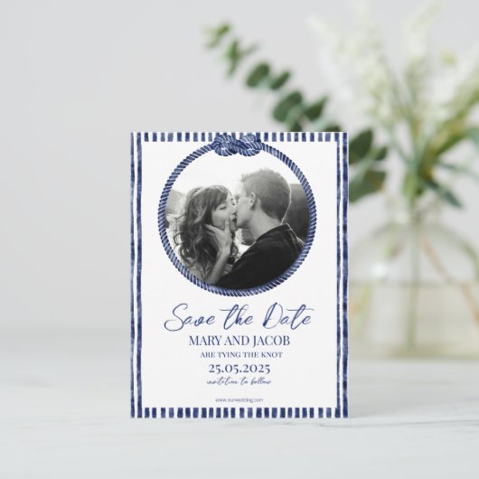 海岸の航海 Save the Date カード (スタンド正面)